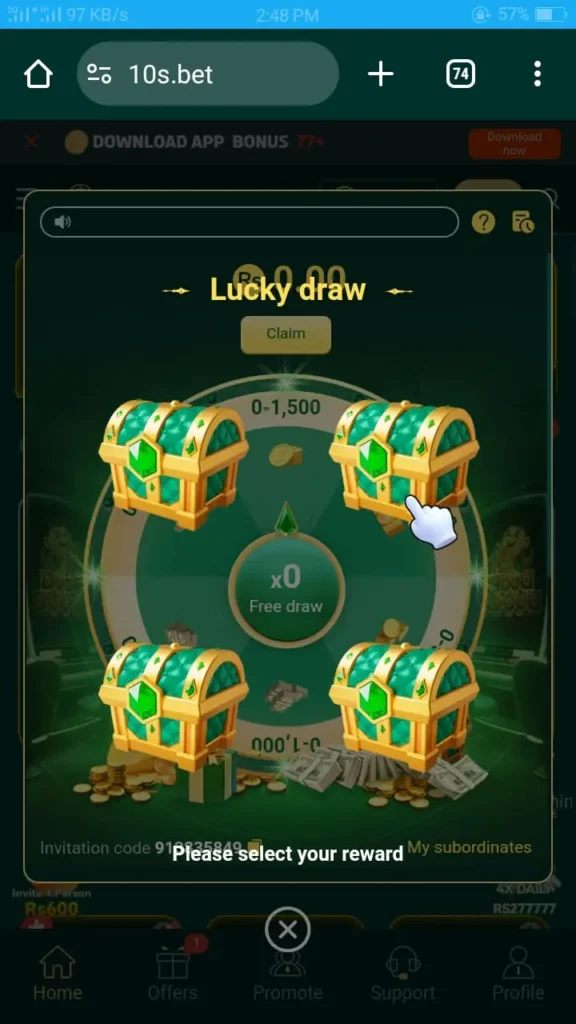 Image Of 10S.Bet Game Download New Real Earning App