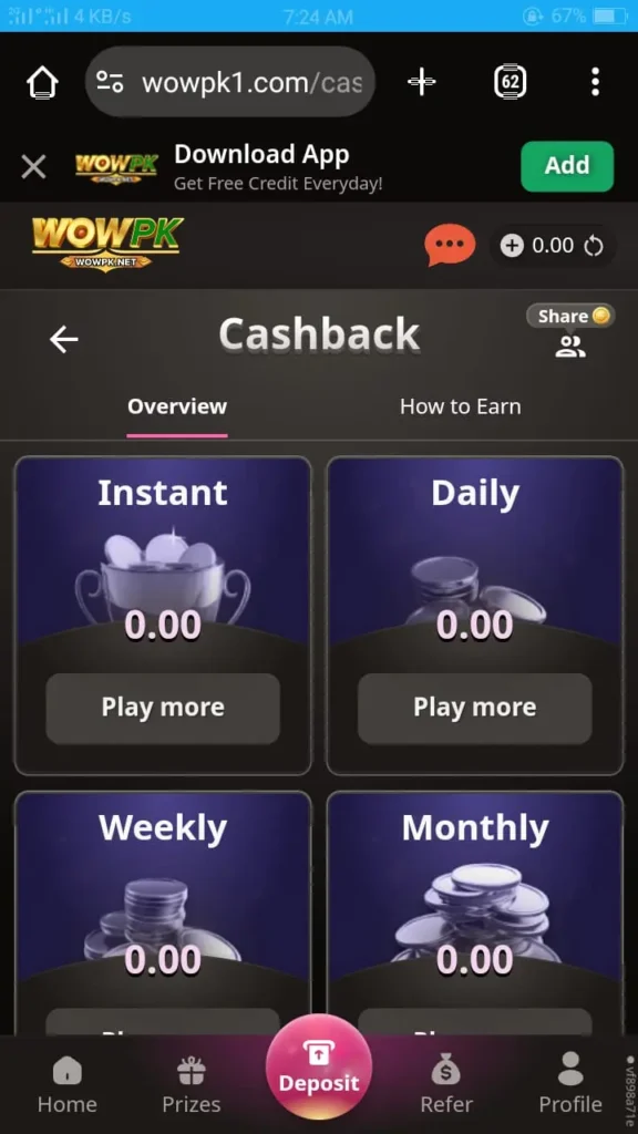 WOWPK Game Apk Download Best Earning App
